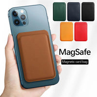 Orange MagSafe Magnetic Card Holder Wallet for iPhone | Dubai