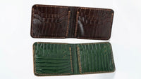 Genuine Crocodile Leather Wallet – Men's Luxury Handmade Wallet